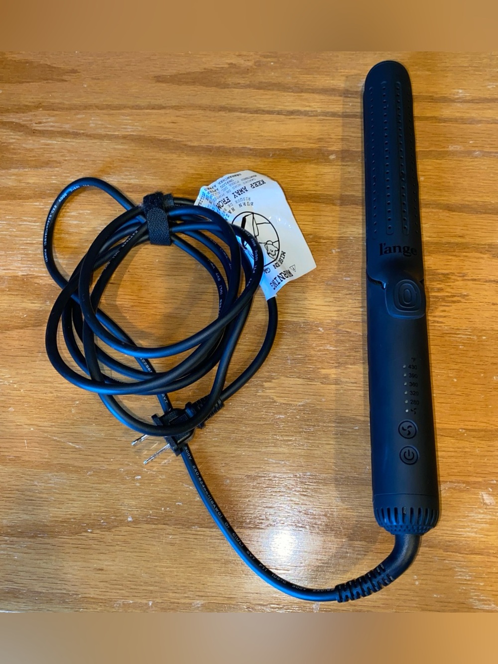 Lange Le Duo 360 L'ange Airflow Hair Styler Straightener Model A311 Black Tested